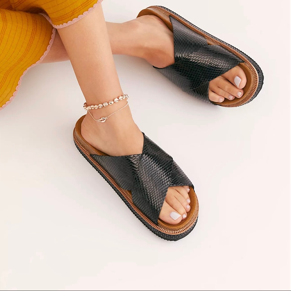Free People Sidelines Footbed Sandals